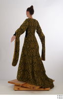  Photos Woman in Historical Dress 26 16th century Historical Clothing a poses whole body yellow dress 0004.jpg